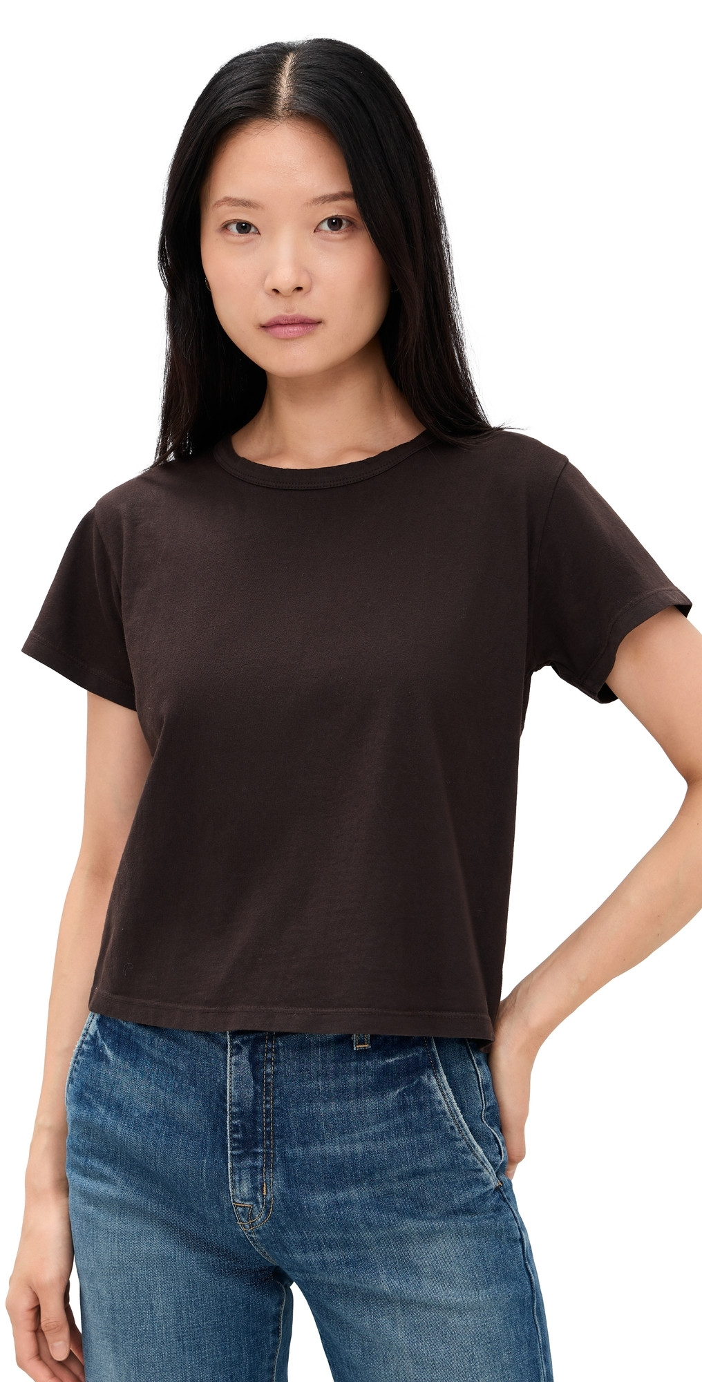 Leset The Margo Tee Chocolate M | Shopbop