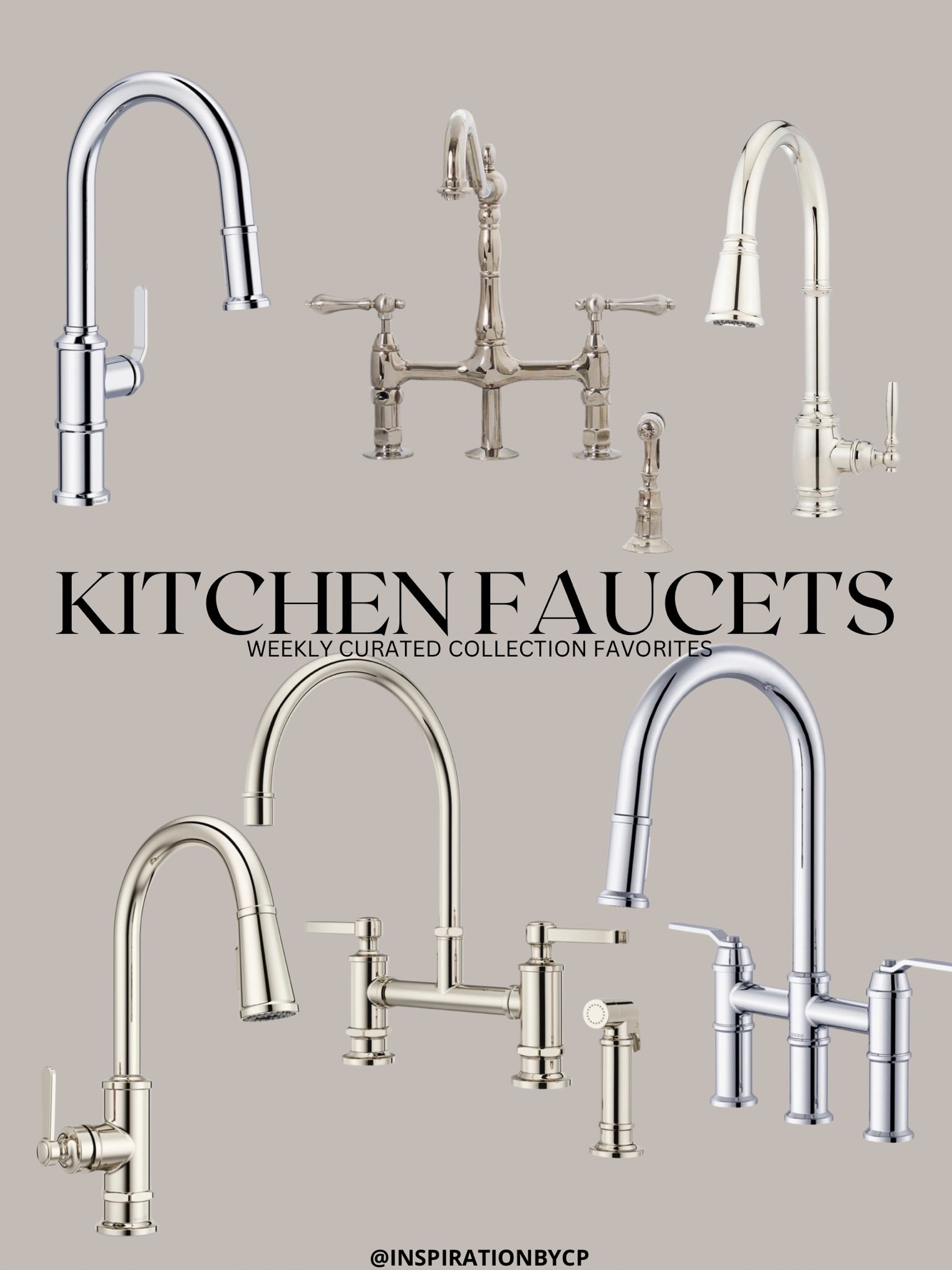 Timeless Kitchen Faucets 
#amazonfind #kitchen #kitchenremodel #kitchenfaucet #polished #nickel #chrome #wayfair #kohler #moen

#LTKHome