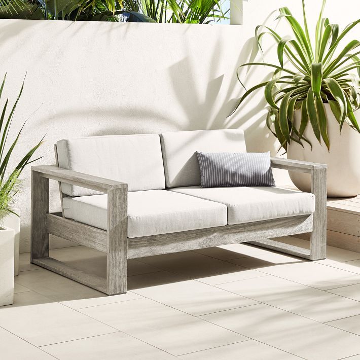 Portside Outdoor Sofa (65"–85") | West Elm (US)