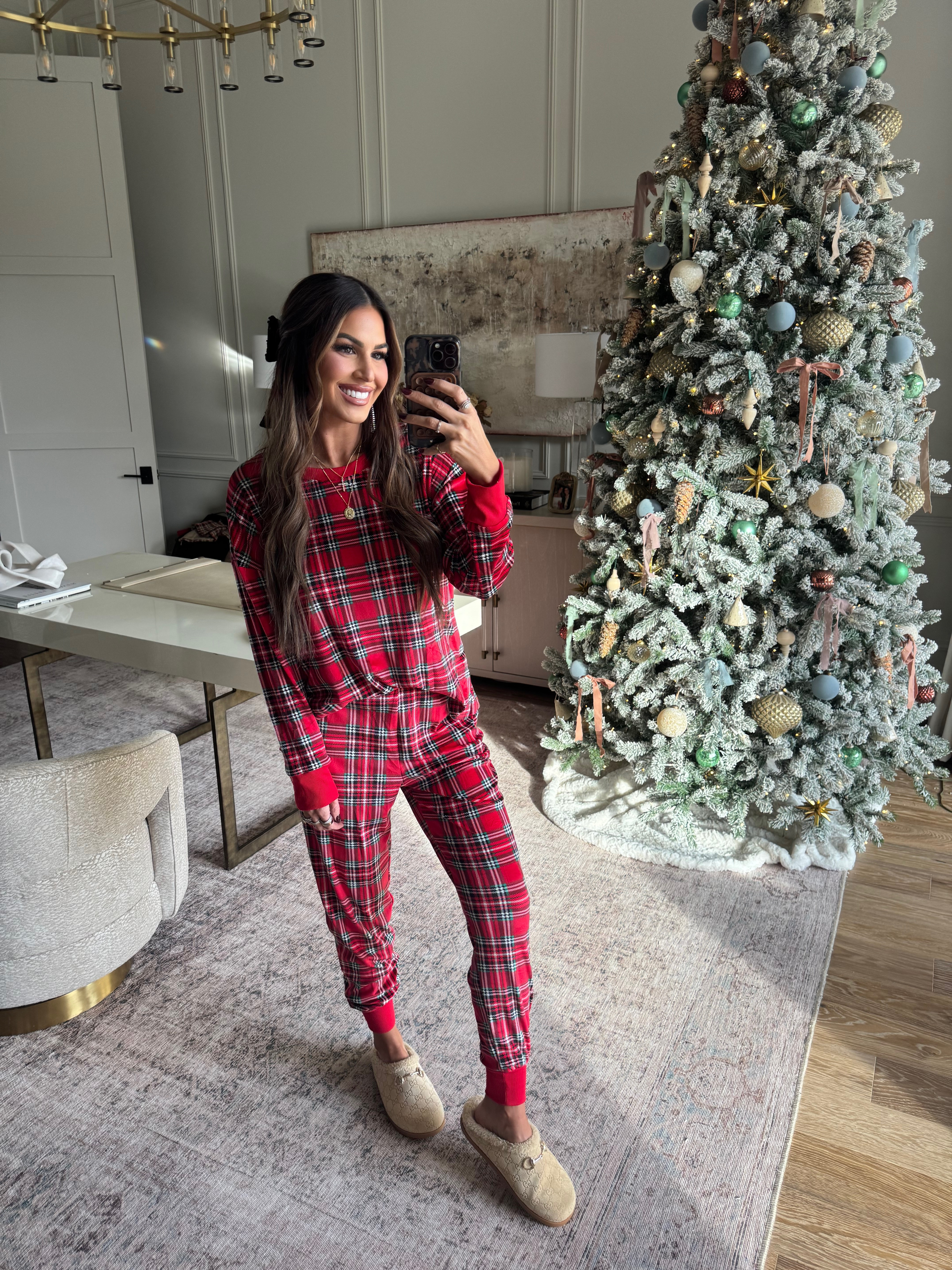 wearing a small in this pj set ❤️ 

 #LTKHoliday #LTKSeasonal #LTKFindsUnder50