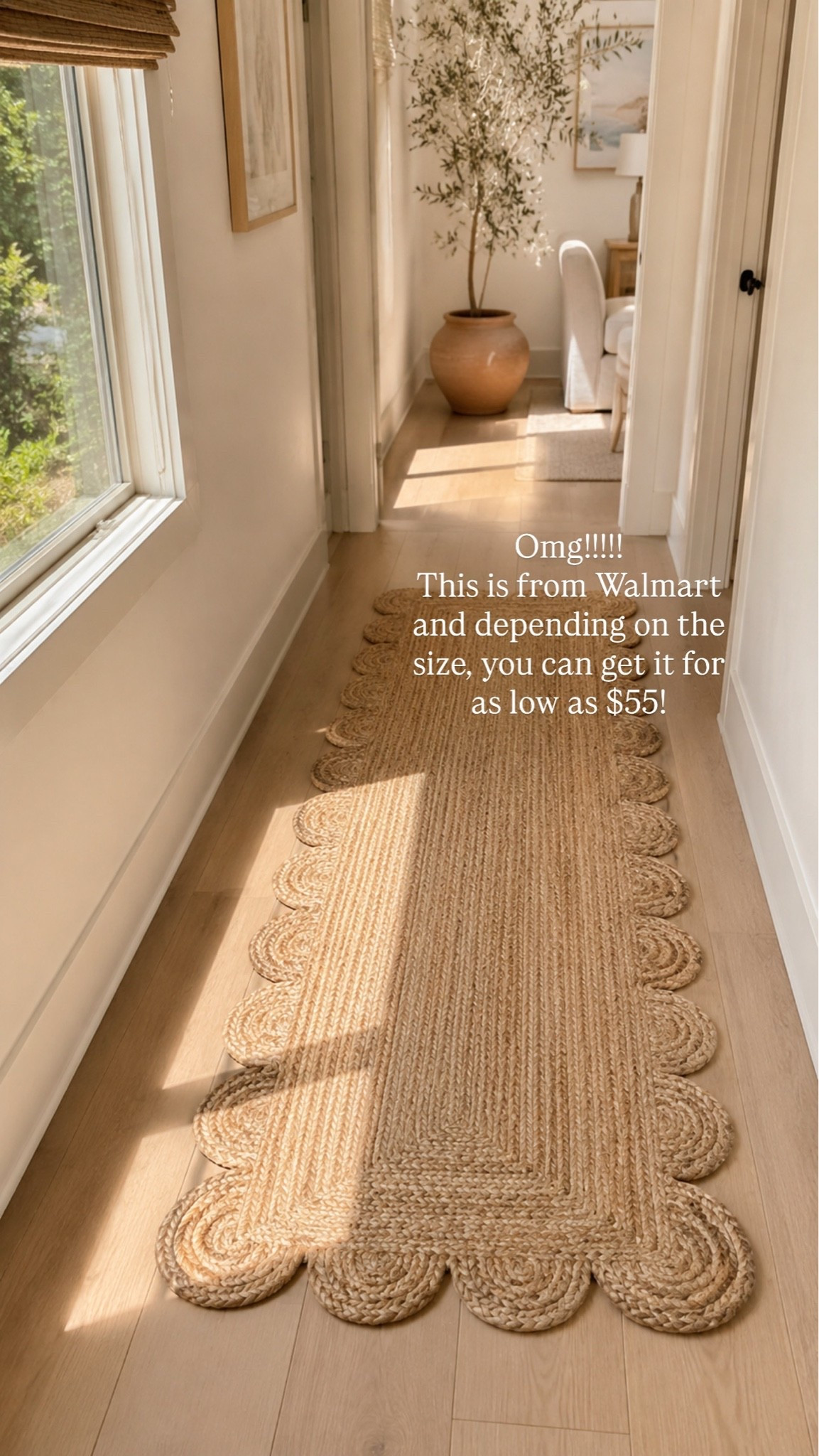 Wow!! This Walmart rug is so cute. Depending on the size, you can get it for as low as $55!

#LTKHome