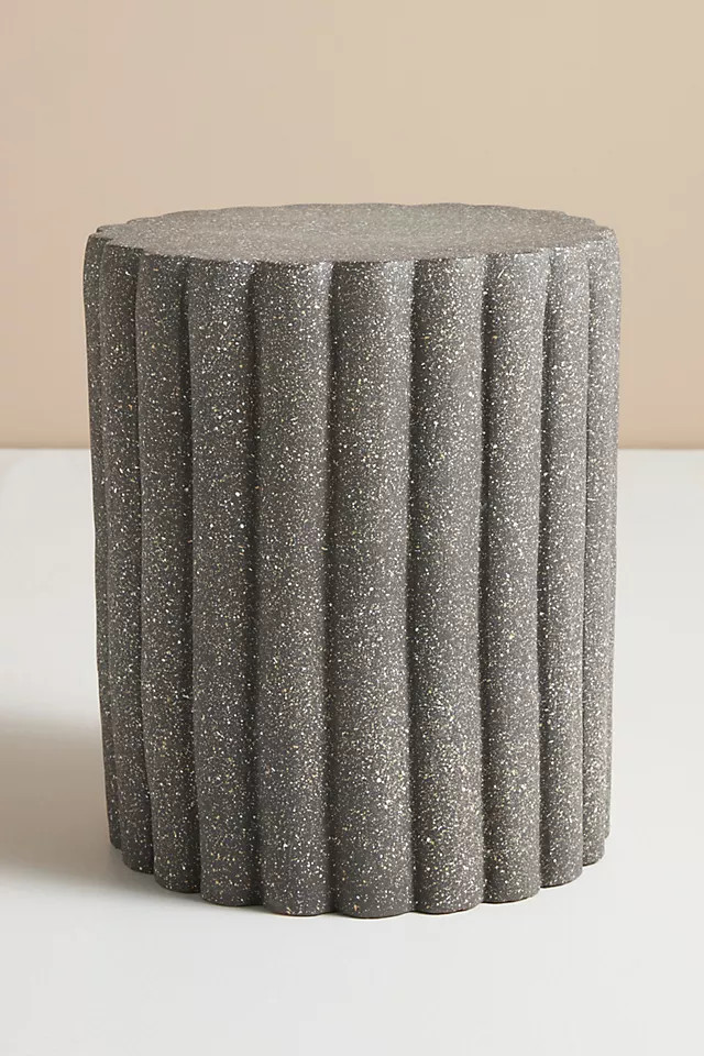 Channel Textured Stool | Anthropologie (UK)