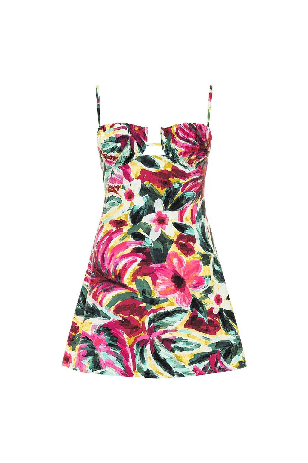 Isla Floral Petal Short Slip Dress | Montce