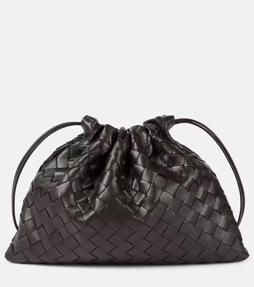 Bottega Veneta Dustbag Medium leather clutch | Mytheresa (US/CA)