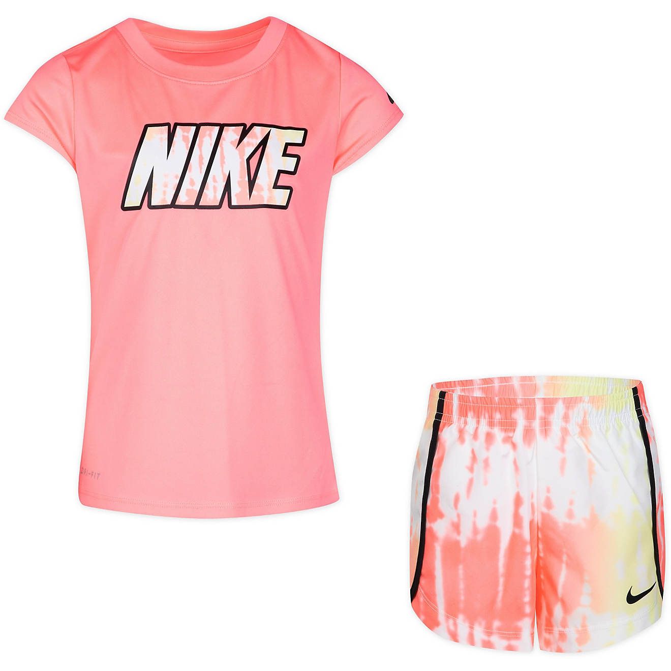 Nike Girls’ 4-7 Sprinter T-shirt and Shorts Set | Academy | Academy Sports + Outdoors