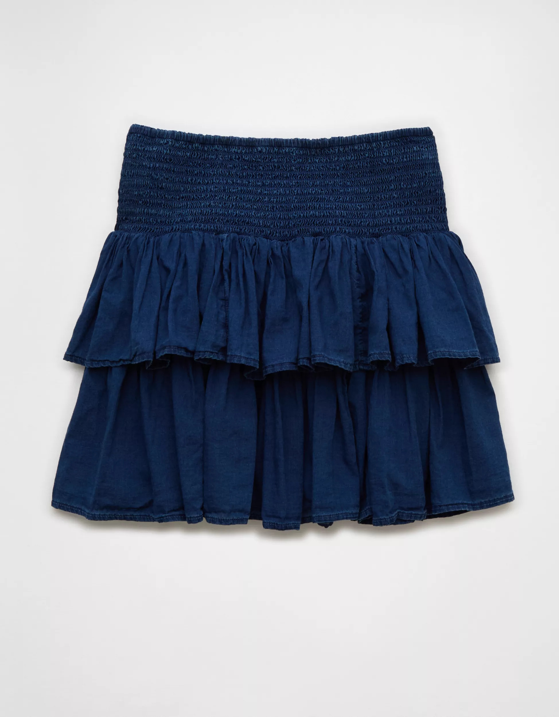 AE High-Waisted Tiered Mini Skort | American Eagle Outfitters (US & CA)