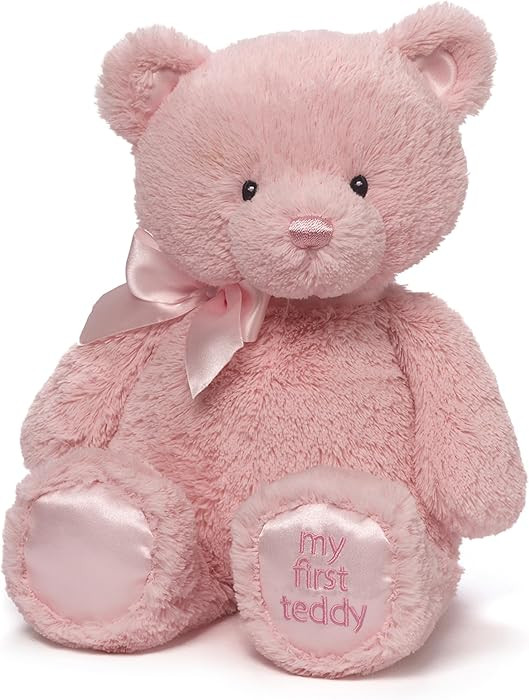 GUND Baby My First Teddy Bear, Ultra Soft Animal Plush Toy for Babies and Newborns, Pink, 15” | Amazon (US)