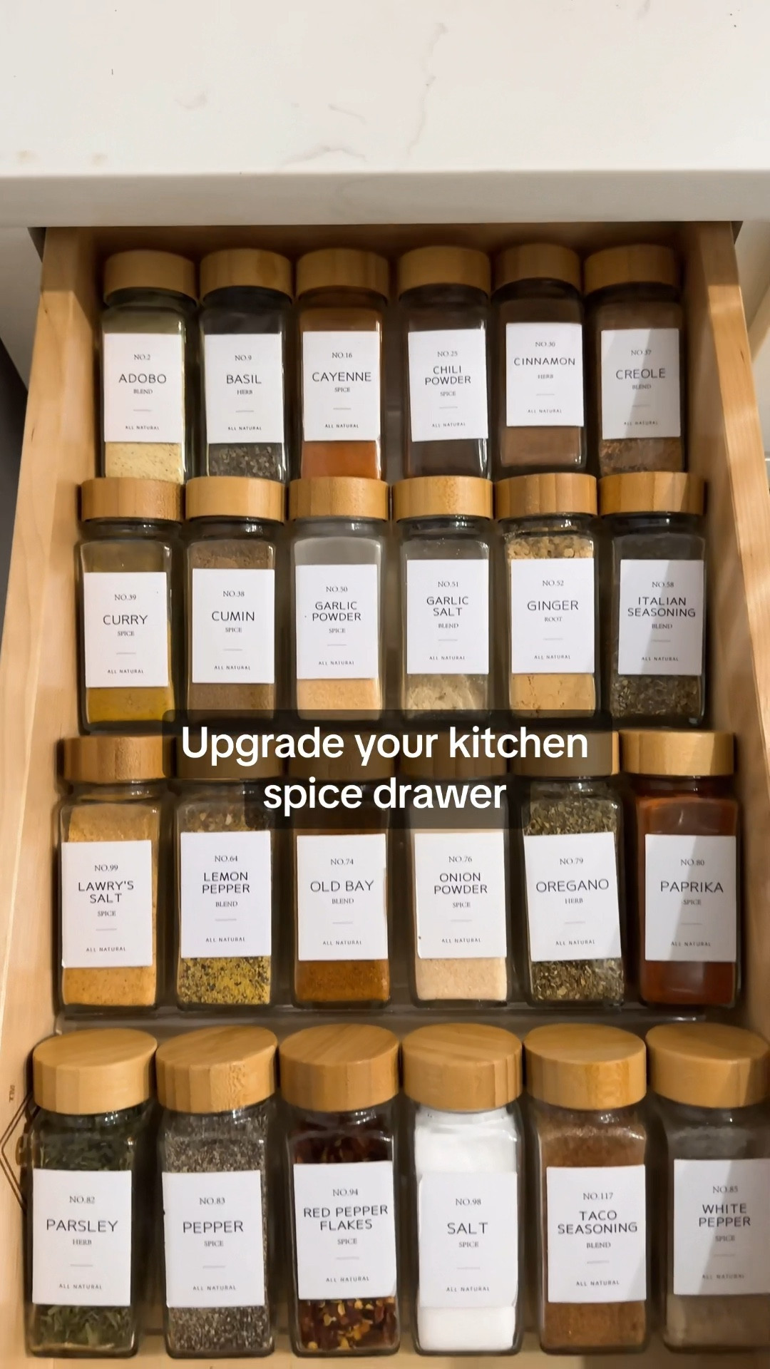 I’ve become so obsessed with the minimalist aesthetic 😌 I love these glass spice jars so much ♥️ They make cooking much easier and efficient. Available now for Amazon prime 2 day shipping! 

#Amazonfinds #LTKCooking #Organization #KitchenOrganization 

#LTKfindsunder50 #LTKhome