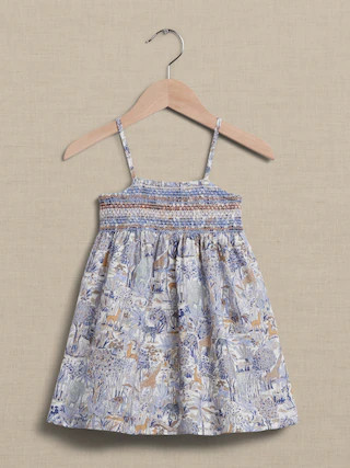 Linen Smocked Dress for Baby + Toddler | Gap (US)