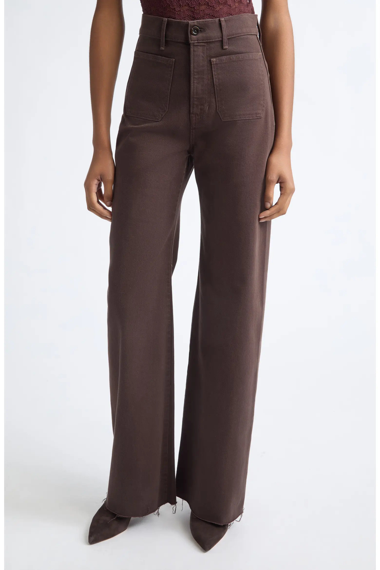 Veronica Beard Grant High Waist Wide Leg Jeans (Women) | Nordstrom | Nordstrom