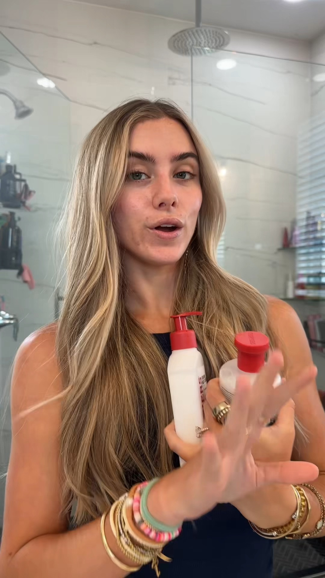 knowing your skin type is so important when it comes to choosing the correct skincare products and more importantly your skincare 100% affects your makeup especially if you’re looking for glowy hydrated makeup like me 👏 my milky skincare favorites @Thayers Hydrating Milky Cleanser paired with the Milky Toner from @Target  for reference my skin is sensitive, acne prone, and dry. 🥹. 

Thayers Hydrating Milky Cleanser helps skin feel immediately hydrated and soothed while removing makeup, dirt, oil and impurities. This gentle, milky face cleanser formula, blended with snow mushroom and hyaluronic acid cushions while cleansing to avoid disrupting the skin barrier, leaving skin texture feeling smoother after 1 use. | Thayers Hydrating Milky Toner is your one step prep for better looking bare skin. It delivers 48 hours of hydration to cushion, smooth, and prep skin. This gentle, creamy, and hydrating formula, blended with snow mushroom, hyaluronic acid, and elderflower water, soaks into skin, hydrating all day and boosting moisture levels by 35%. There are countless ways to use this skin care toner from head to toe; Thayers toner soothes skin after shaving and waxing, preps skin for makeup, cleanses nails pre-manicure, and calms irritation from sunburns, bug bits, and fresh tattoos.

#Target #Thayers #skincare #acneskincare #skincarehack #skincareroutine