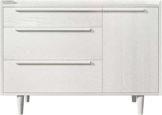 Knocbel Contemporary 3-Drawer Dresser Chest of Drawers with Storage Cabinet, Small Space Apartmen... | Amazon (US)