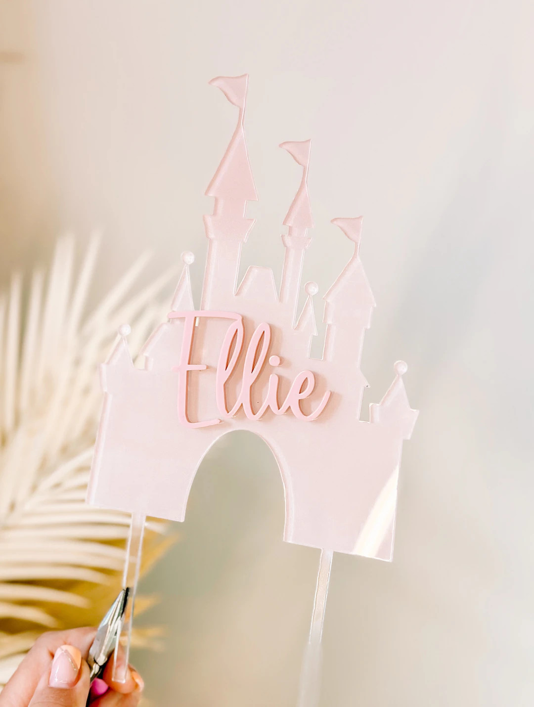 Castle Cake Topper, Cake Topper, Birthday, Wedding, Engagement, Disney Themed Party, Princess Par... | Etsy (Global)