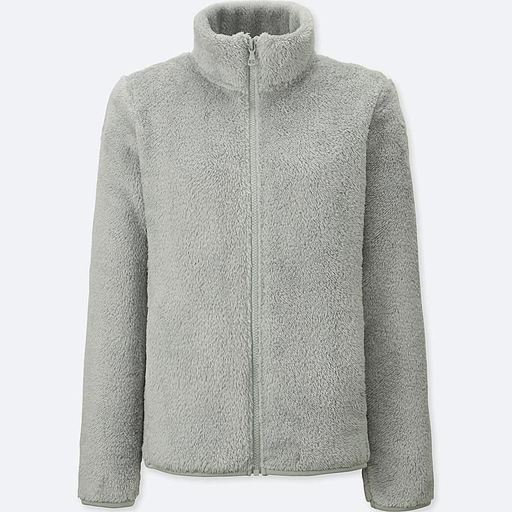 WOMEN FLUFFY YARN FLEECE FULL-ZIP JACKET | UNIQLO (US)