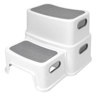 Itopfox Toddler Step Stool for Bathroom Sink, 2-Step Kids Stool for Toilet Potty Training Non-Slip Plastic Step Stool with Handle for Kitchen Counter | Target