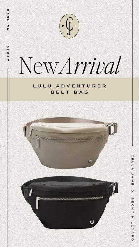 New arrival alert! Lululemon adventurer belt bag. Love this new style and size. Cella Jane. #lulufinds

#LTKfit #LTKFind #LTKitbag