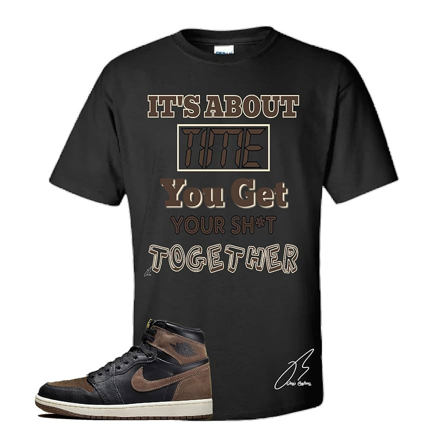 Shirt To Match Jordan Retro 1 Palomino Brown,Unisex Sneaker Graphic Tee,Best Gift,Birthday (S, Bl... | Amazon (US)