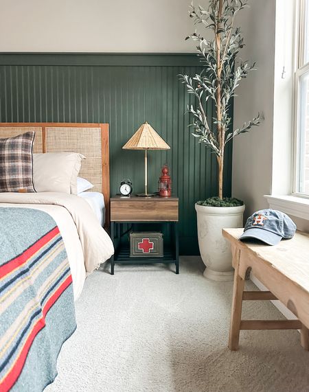 From todays post… sharing with you the bedroom details of my sons room. From the lamps and nightstand, to the rug that’s coming, and I linked a similar lantern, to the masculine bedding. #boysroom #bedroomrefresh #makeover 

#LTKstyletip #LTKkids #LTKhome