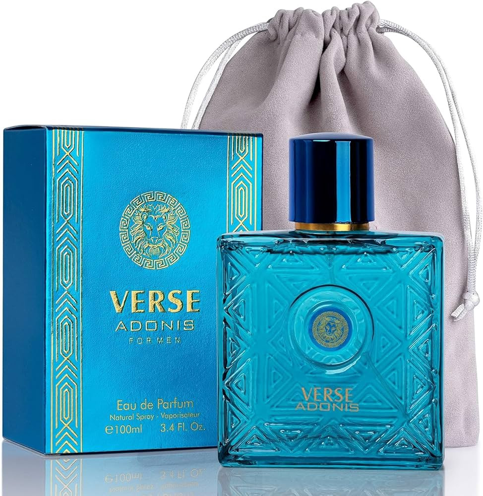 NovoGlow Verse Adonis for Men 3.4 Fl. Oz. 100ml Men's Perfume Carrying Pouch Refreshing Combinati... | Amazon (US)