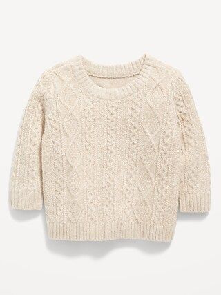 Unisex Cable-Knit Pullover Sweater for Baby | Old Navy (US)