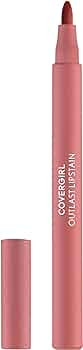 COVERGIRL Outlast, 10 Sugey Girl, Lipstain, Smooth Application, Precise Pen-Like Tip, Transfer-Pr... | Amazon (US)