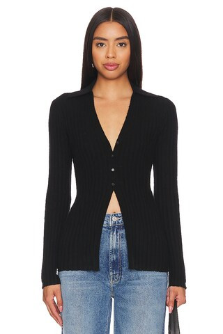 Rib Button Cardigan
                    
                    Guest In Residence | Revolve Clothing (Global)