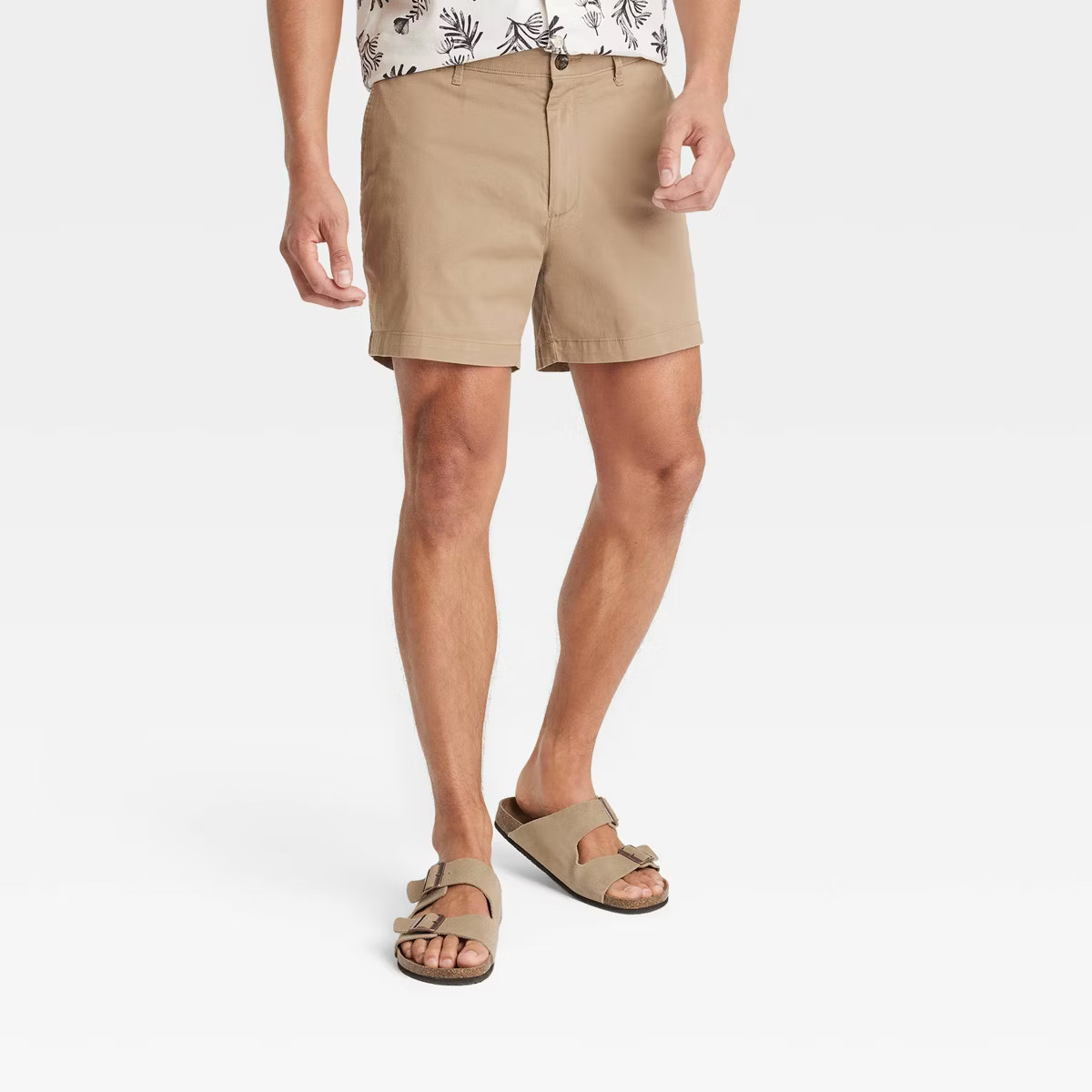 Men's Every Wear 5" Slim Fit Flat Front Chino Shorts - Goodfellow & Co™ | Target