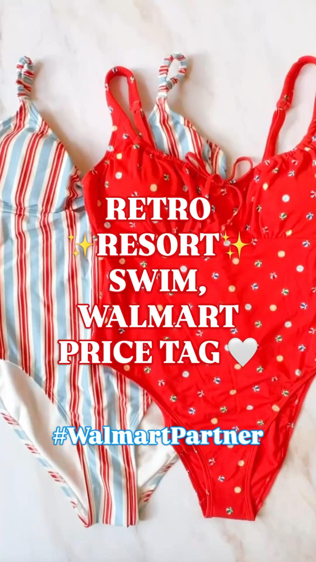 #WalmartPartner @WalmartStyle #WalmartStyle
Retro resort one piece swimsuit women | preppy one piece swimsuit | coastal swimwear women | striped one piece swimsuit | beach club swimsuit | vacation swimsuit women | flattering one piece swimsuit | classic swimsuit women

If you love retro resort swim, coastal prep aesthetics, and that polished heritage summer look, Walmart just delivered.

The red and white stripe with the keyhole front knot. The beach ball print on the same classic silhouette. Two one pieces that look like they came straight out of a summer catalog and have absolutely no business being at this price point.

These are giving:
✔️ Retro resort one piece silhouettes
✔️ Classic coastal Americana palette
✔️ Adjustable straps and supportive construction
✔️ Flattering coverage
✔️ Keyhole and cinched neckline details

What makes these sell out:
	∙	The stripe reads country club pool at Nantucket, 30A, Palm Beach
	∙	The beach ball print is the lake house, the Fourth of July, the family beach trip
	∙	Both cut with that polished proportion you expect at a much higher price point 

If you are searching for:
retro swimsuit women
preppy one piece swimsuit
coastal swimwear women
striped one piece swimsuit
beach club swimsuit
resort swimsuit women
flattering one piece swimsuit
vacation swimsuit women
Fourth of July swimsuit
lake house swimsuit
classic one piece swimsuit
Walmart swim
This is your moment. 

one piece swimsuit women, retro one piece swimsuit, preppy swimsuit women, retro resort swimwear, coastal swimwear women, beach club swimsuit, resort swimsuit women, striped one piece swimsuit, nautical swimsuit women, red and white swimsuit, print swimsuit women, flattering one piece swimsuit, vacation swimsuit women, beach vacation outfit, lake house outfit, Fourth of July swimsuit, classic swimsuit women, feminine swimsuit women, coastal style women, summer swimsuit women, Walmart swim, Walmart swimsuit, affordable one piece swimsuit

#LTKFindsUnder100 #LTKFindsUnder50 #PreppyStyle #CoastalStyle #WomensSwim #OnePieceSwimsuit #WalmartFinds #VacationOutfit 

#LTKTravel #LTKSeasonal #LTKSwim
