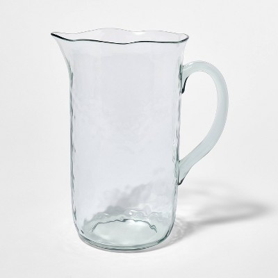 2qt Acrylic Ruffled Beverage Pitcher Clear - Threshold™ designed with Studio McGee | Target
