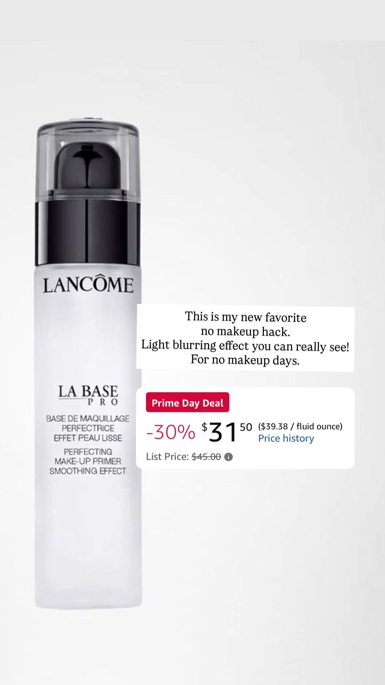I have found the perfect no makeup blur. And it's on sale!  I love this stuff!  I keep it in my purse. 

 #LTKgrwm #LTKmomlife #LTKmorningroutine