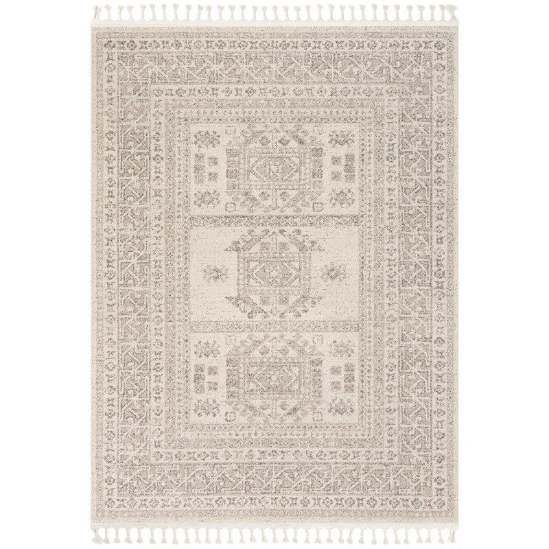 Loop-De-Loop Looped Beige Rug | Wayfair North America