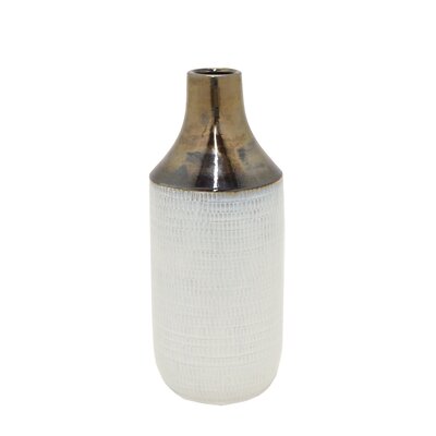 Contemporary Two-Toned Ceramic Table Vase | Wayfair North America
