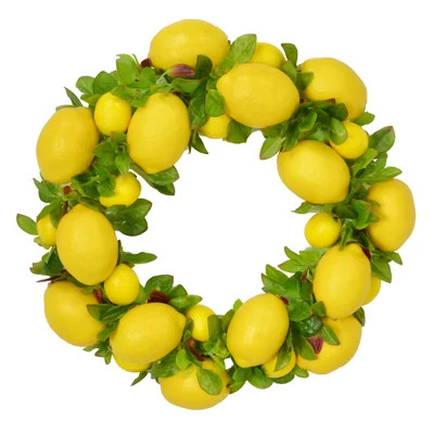 Lemon Wreath Size: 4.5" H x 20" W x 20" D | Wayfair North America