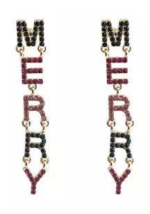 Merry Drop Earrings | Belk