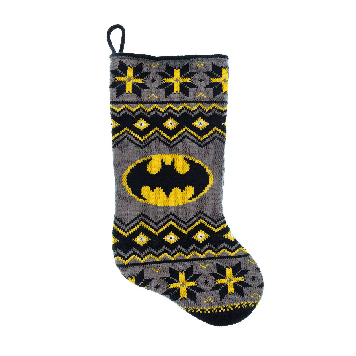 19" DC Comics Batman Knit Christmas Holiday Stocking | Target