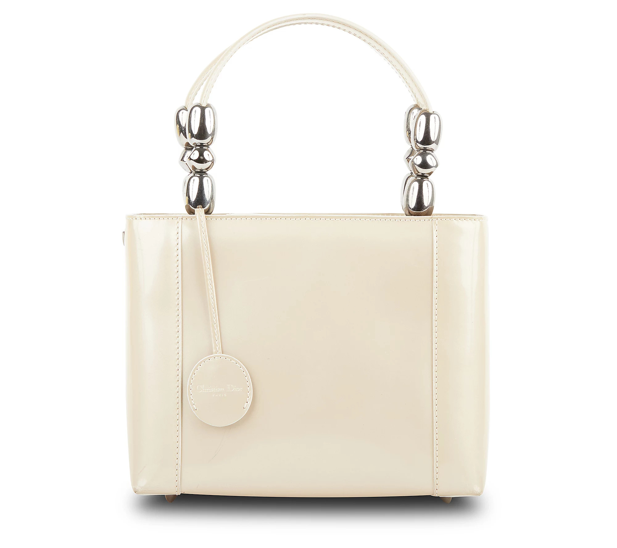Pre-Owned Dior Malice Tote Bag Small Beige | QVC