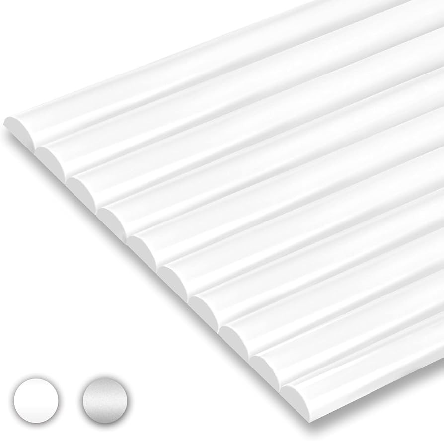 STICKGOO 10-Pack Peel and Stick Trim for Backsplash Tile Edge, 12" Tile Edge Trim Self-Adhesive L... | Amazon (US)