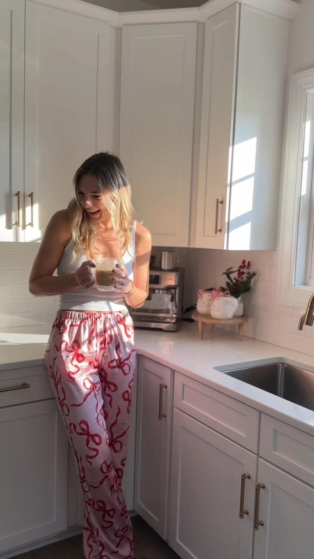 Festive pajamas for the win❤️💗🎀

#LTKHome #LTKBeauty #LTKStyleTip