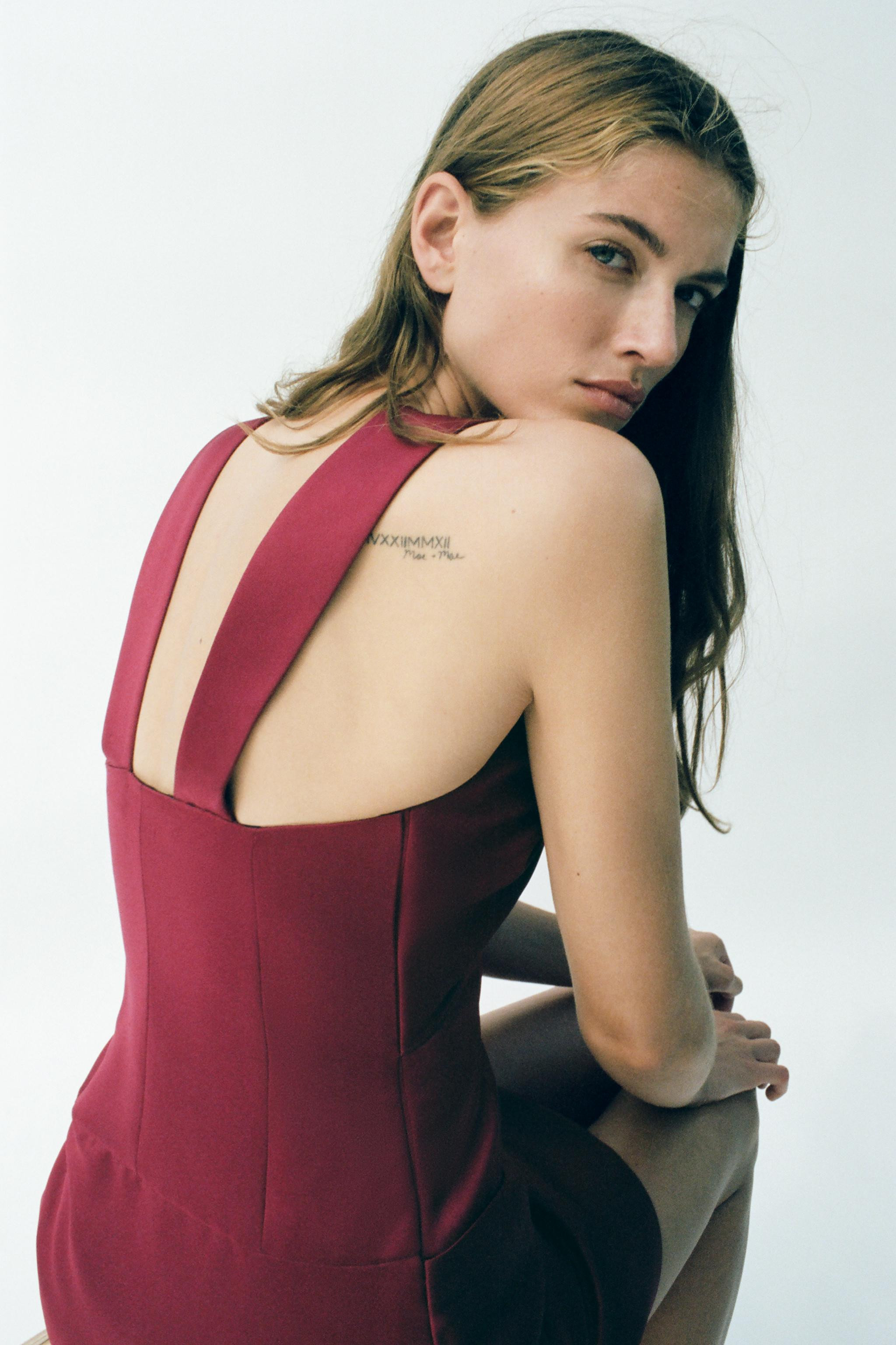 MINI DRESS WITH WAIST DETAIL | Zara UK