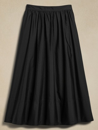 Ariella Poplin Midi Skirt | Banana Republic (US)