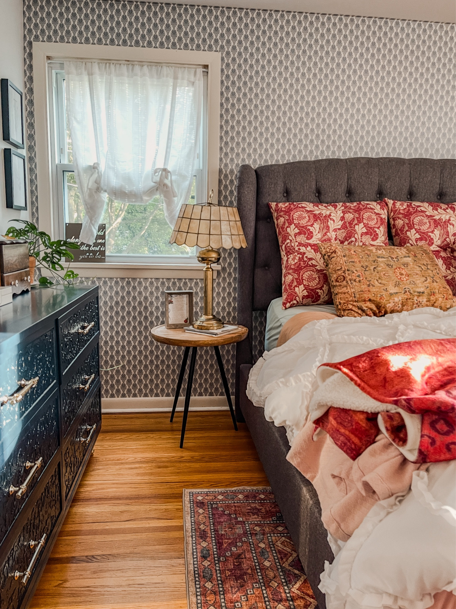 It’s all in the details for a colorful bedroom! Dresser is from hernest and comes in white and green. Bedding is a mix of society 6, target, charisma, & Zonli. Rug is from well woven on Amazon. 



#LTKHome #LTKFindsUnder100 #LTKStyleTip