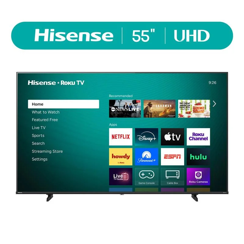 Hisense 55" Class H5 Series 4K UHD Roku Smart TV (55H5BR) - Dolby Vision, HDR10, DTS® Studio Sou... | Walmart (US)