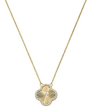 Electric Picks Icon Short Pendant Necklace - Gold | Dillard's