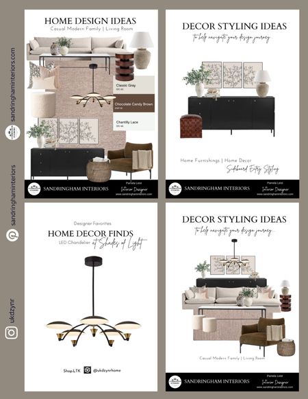 Home Design & Styling Ideas for a Casual Modern Family Living Room | Sofa | Black Sideboard | Modern Chandelier | Triplicate Art | Botanical Line Art | Area Rug | Side Table | Accent Table | Decorative Pillows | Paint Combinations | Wall Treatments | Wall covering | Hime Decorr

#LTKhome #LTKstyletip