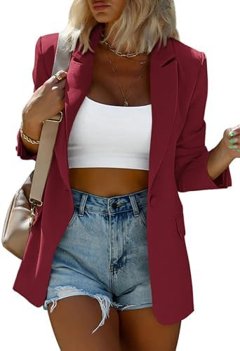 KIRUNDO Blazer Business Casual Oversized Suit Jackets | Amazon (US)