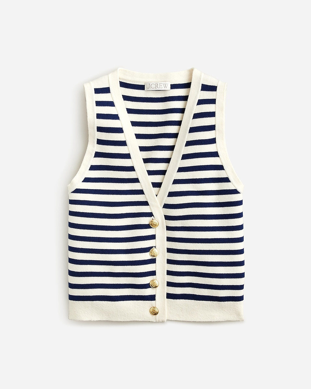 Emilie sweater-vest in stripe | J. Crew US
