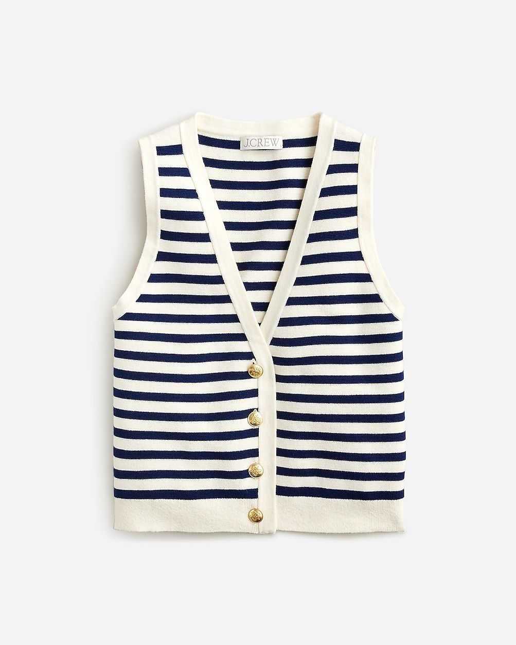 top rated4.6(52 REVIEWS)Emilie sweater-vest in stripe$98.0030% off full price with code SHOP30Nat... | J.Crew US