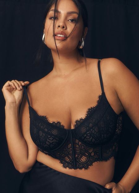 Plus size lace bralette 

#LTKmidsize #LTKplussize