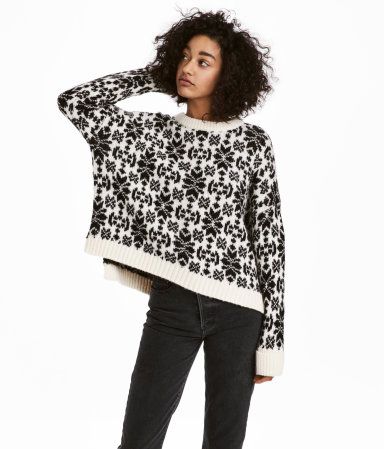 H&M Jacquard-knit Sweater $39.99 | H&M (US)
