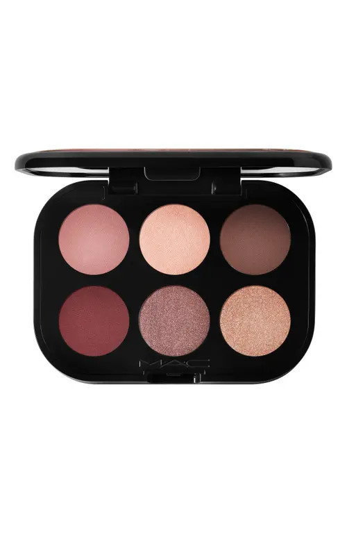 MAC Cosmetics Connect in Color 6-Pan Eyeshadow Palette in Embedded In Burgundy at Nordstrom | Nordstrom